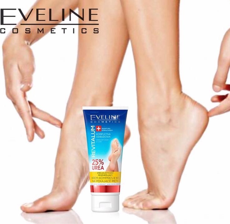 Kem Nứt Gót Chân Eveline UREA 25%. Tuýp 75ml.