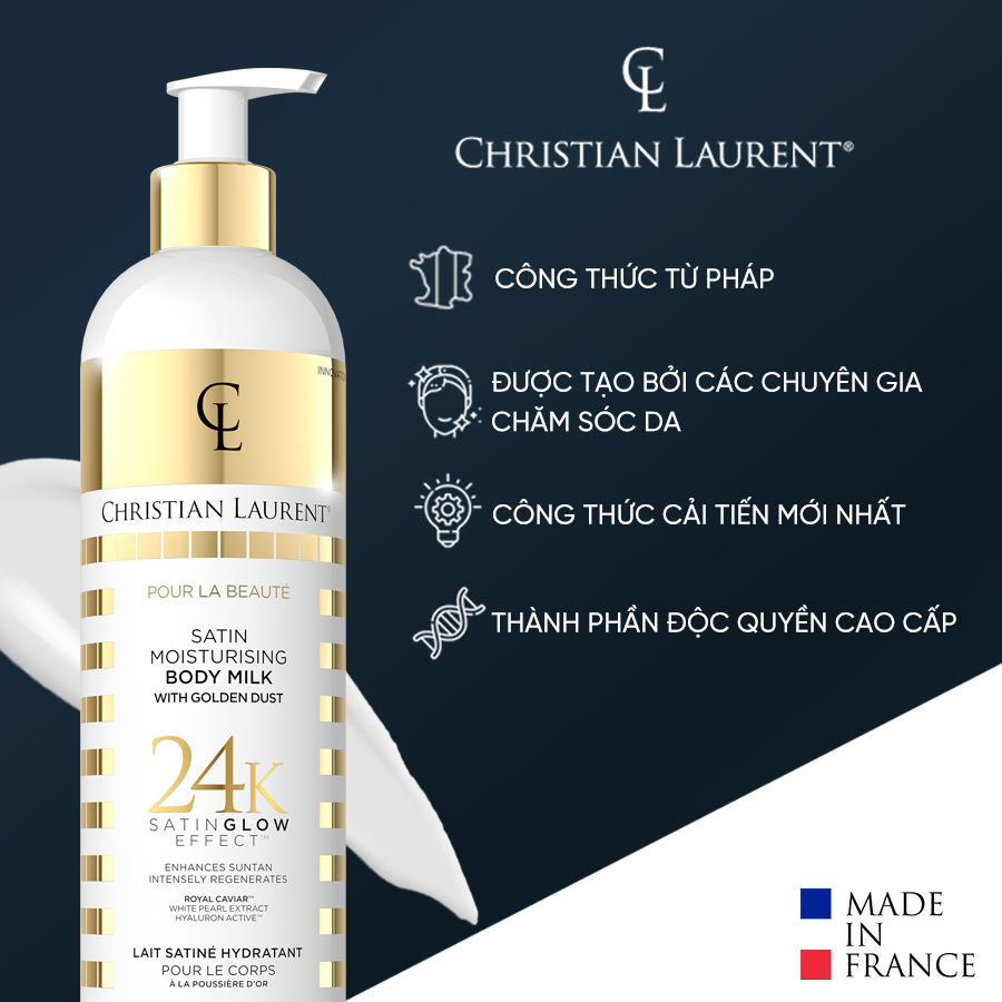 Sữa Dưỡng Thể Christian Laurent. Chai 350ml.