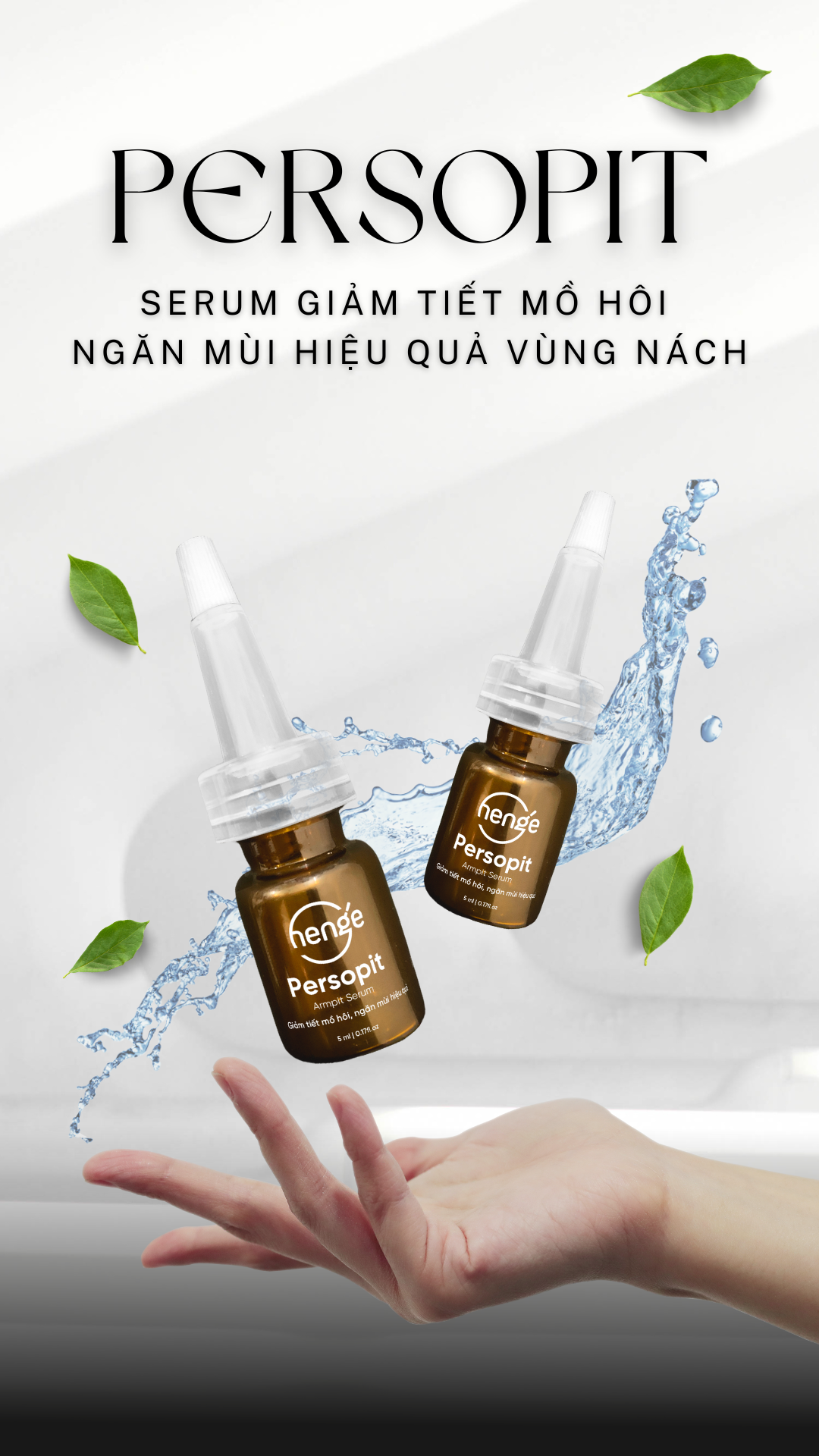 Serum Persopit Giảm Tiết Mồ Hôi Vùng Nách. Hộp 1 Lọ X 5ml.