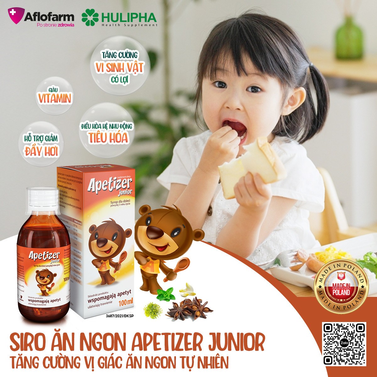 Apetizer Junior. Chai 100ml.